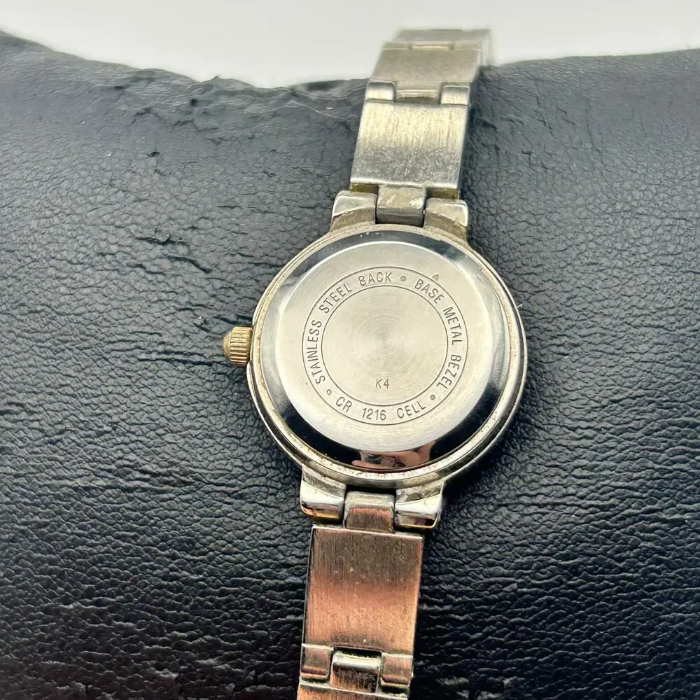 Carriage Silver Gold Stainless Steel Women’s Watch Working New Battery